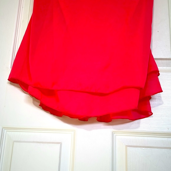 NWT Pink Halter Neck Spaghetti Strap Dress Size Medium - Picture 5 of 9